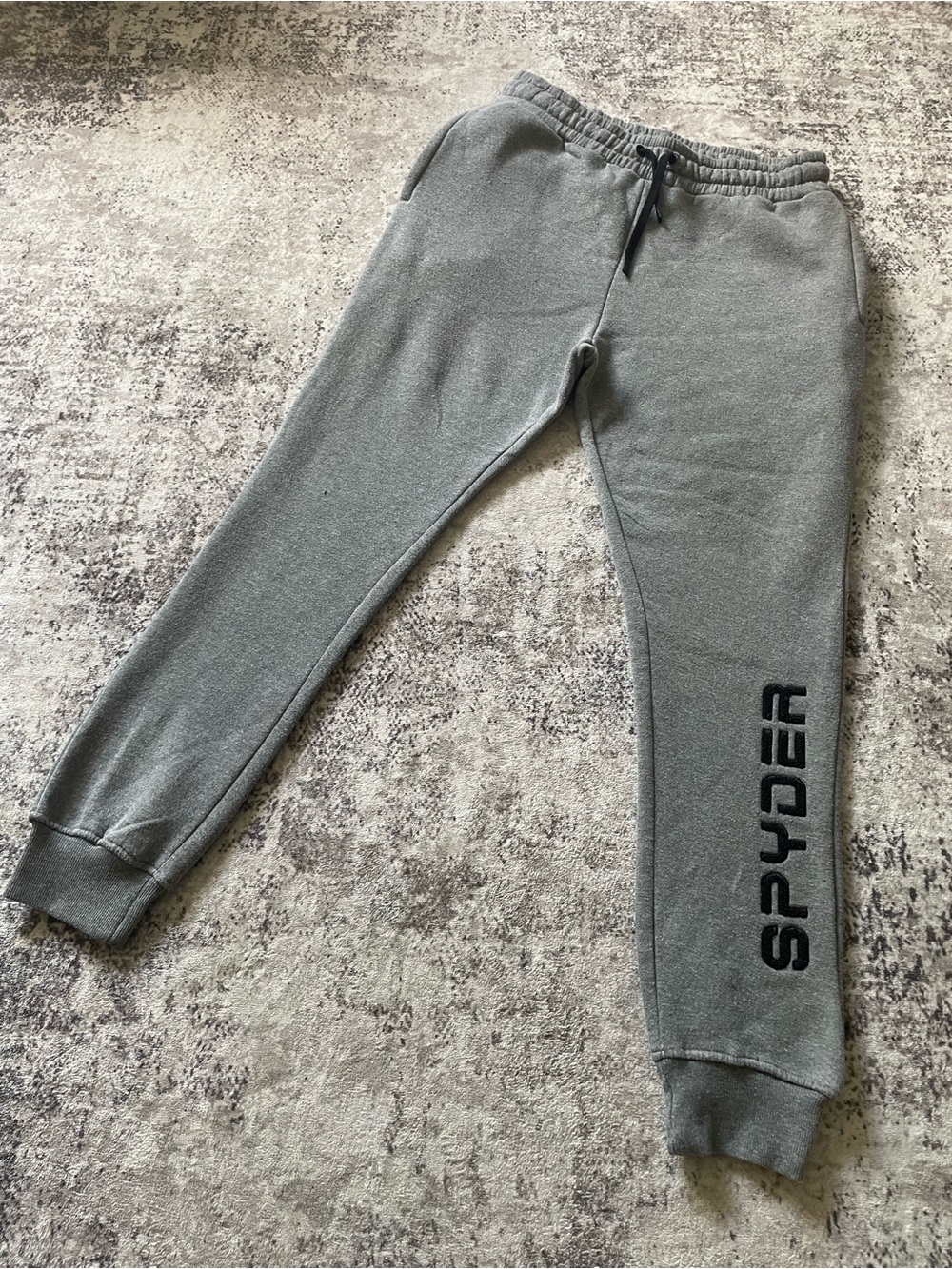 Men’s spyder sweatpants size m gray